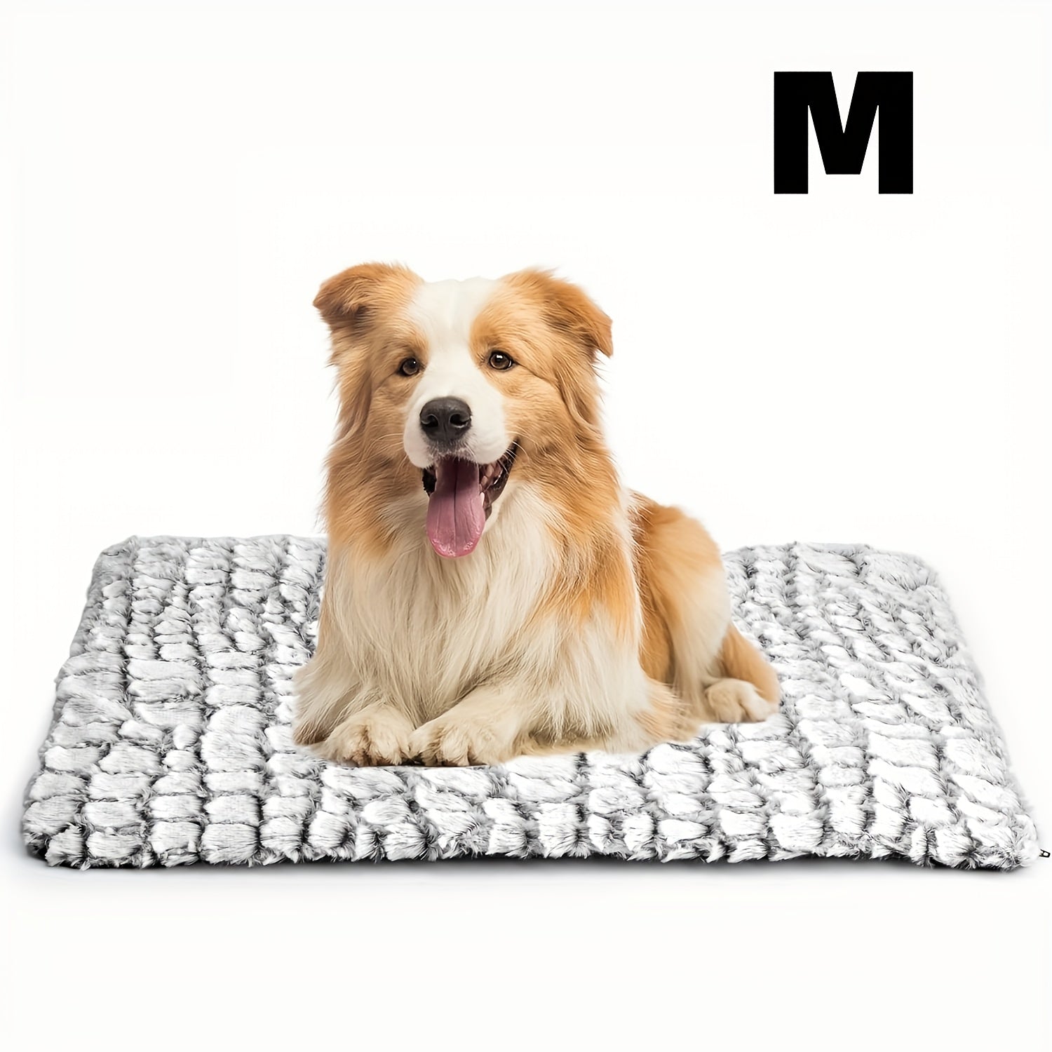 1pc Thermal Pet Bed Mat for Cats and Dogs - Ultra Soft Washable Sleeping Pad with Detachable Cover, Non-Slip Bottom for Indoor Outdoor Kennel Use, Durable and Comfortable Warming Mat for Small Medium Pets
