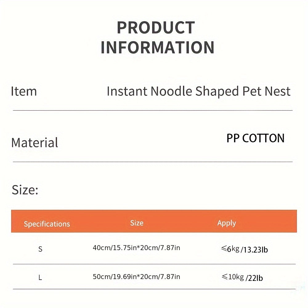 [Cozy Pet Nest, Vintage Style] SUPER LARGE TOPETU Cozy Pet Nest - Plush Cushion, Vintage Style, Non-Electric, Durable PP - Perfect for Dogs & Cats